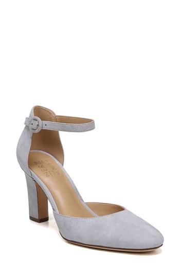 Women's Naturalizer Gianna Ankle Strap Pump M - Blue