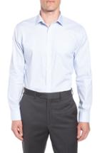Men's Nordstrom Men's Shop Trim Fit Non-iron Stripe Dress Shirt