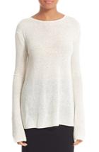 Women's Vince Flare Cashmere Sweater - White