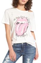 Women's Daydreamer Stones Distressed Graphic Tee - Ivory