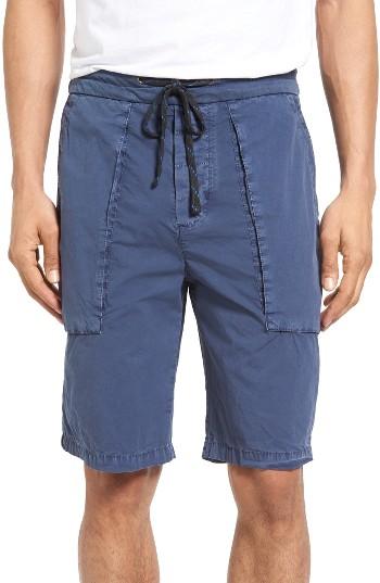 Men's James Perse Patch Pocket Shorts (xs) - Blue