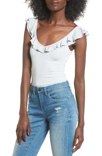 Women's Leith Ruffle Stretch Knit Bodysuit