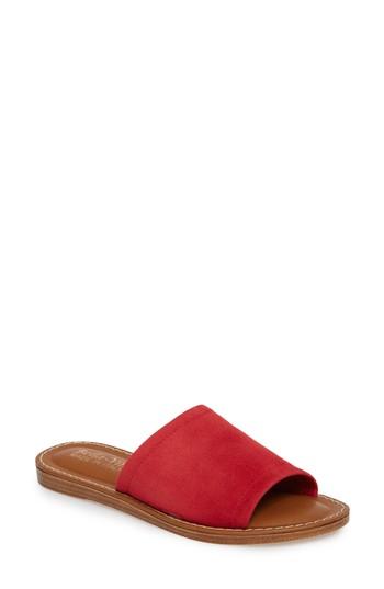 Women's Bella Vita Ros Slide Sandal .5 N - Red