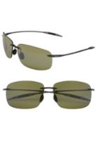 Women's Maui Jim Breakwall 63mm Polarizedplus2 Rimless Sunglasses - Smoke Grey