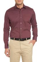Men's Peter Millar Woodland Fjord Fit Print Sport Shirt