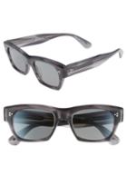 Women's Oliver Peoples Isba 51mm Square Sunglasses - Charcoal Tortoise