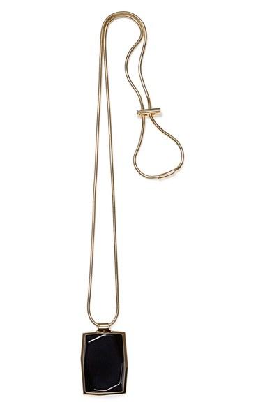 Women's Lafayette 148 New York Faceted Pendant Drop Necklace