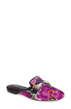 Women's Jeffrey Campbell Ravis Embroidered Loafer Mule M - Purple