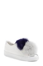 Women's Here / Now Arian Genuine Fox Fur Trim Sneaker