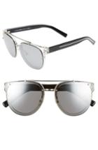 Men's Dior Homme 'black Tie' 56mm Sunglasses - Crystal Black Crystal