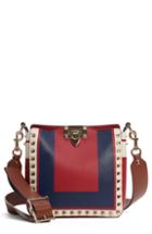 Valentino Garavani Mini Rockstud Leather Hobo Bag - Red