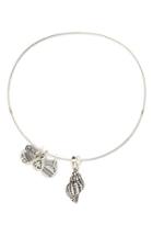 Women's Alex And Ani Conch Shell Expandable Wire Bangle