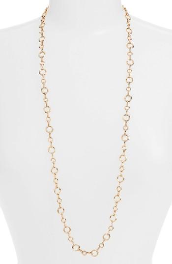 Women's Halogen Textured Circle Link Necklace