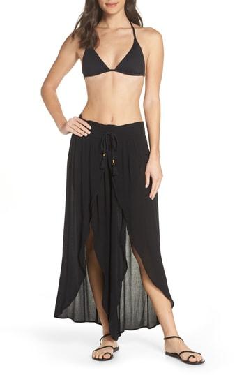 Women's Chelsea28 Gauze Cover-up Pants, Size - Black