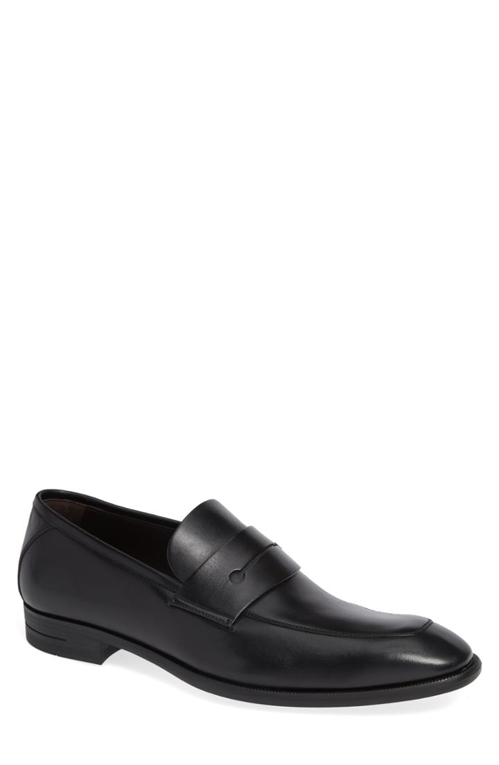 Men's Ermenegildo Zegna L'asola Penny Loafer .5us / 6.5uk - Black