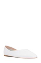 Women's Nine West Monika - 40th Anniversary Capsule Collection Skimmer Flat .5 M - White