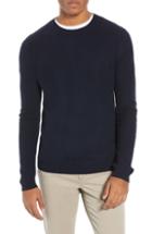 Men's Theory Medin Crewneck Cashmere Sweater, Size - Blue