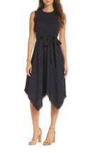 Women's Hinge Jacquard Midi Dress - Black