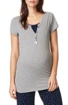 Women's Noppies Anne Henley Maternity/nursing Tee
