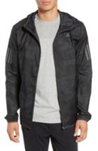 Men's Adidas Response Graphic Hooded Jacket - Grey