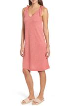 Women's Caslon Knot Strap Knit Swing Dress - Red