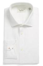 Men's Ted Baker London Trim Fit Floral Dress Shirt - 34/35 - Blue