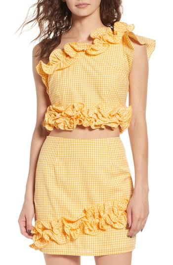 Women's Lovers + Friends Ballard Crop Top - Yellow