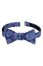 Men's Ted Baker London Preakness Paisley Silk Bow Tie, Size - Blue