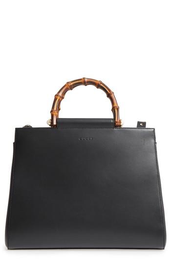 Gucci Medium Angel Leather Top Handle Satchel -