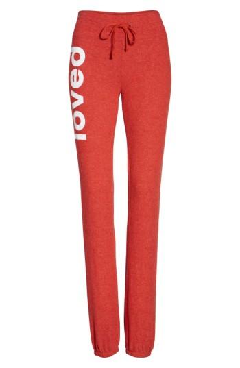 Women's Dream Scene Loved Skinny Pants, Size - Red