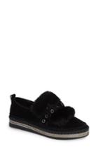 Women's Bernie Mev. Tw148 Faux Fur Trim Platform Slip-on