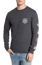 Men's Rvca Prigus Sport Team T-shirt, Size - Black