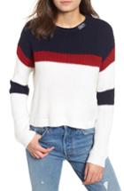 Women's Obey Allie Colorblock Crewneck Sweater - Blue