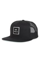 Men's Rvca Va All The Way Trucker Hat - Black