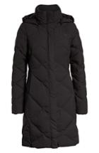 Women's The North Face Miss Metro Ii Water Repellent 550 Fill Power Down Hooded Parka - Black