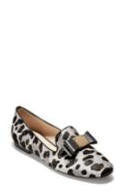 Women's Cole Haan Tali Bow Genuine Calf Hair Loafer B - Brown