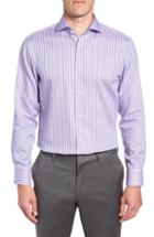 Men's Boss Mark Sharp Fit Check Dress Shirt .5r - Pink