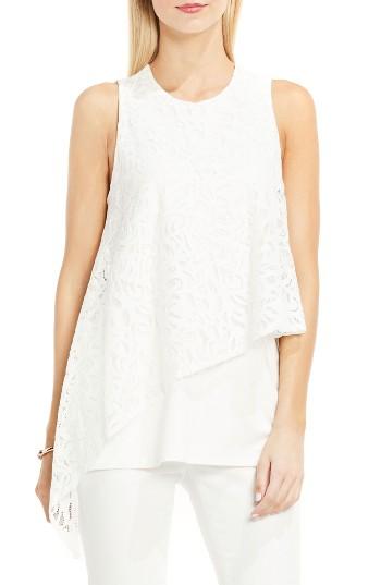 Women's Vince Camuto Lace Overlay Top