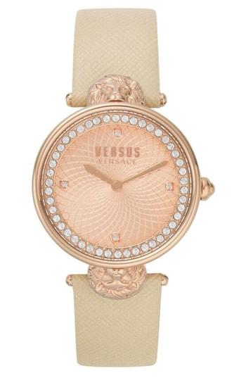 Women's Versus By Versace Victoria Leather Strap Watch, 34mm