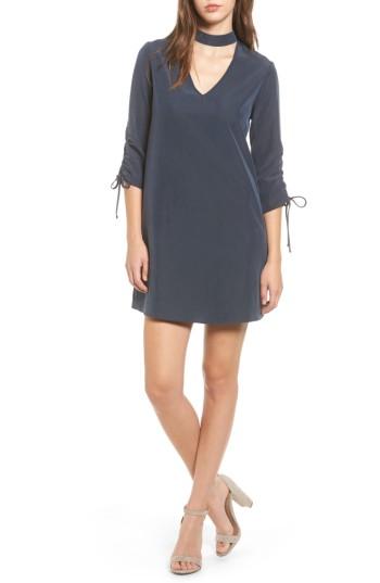 Women's Everly Ruched Choker Neck Dress