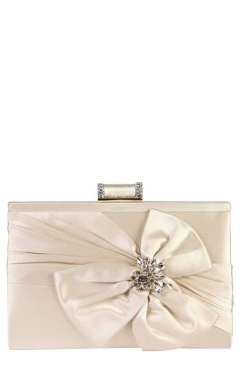 Badgley Mischka Guile Clutch - Ivory