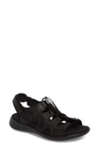 Women's Ecco Bluma Toggle Sandal -5.5us / 36eu - Black