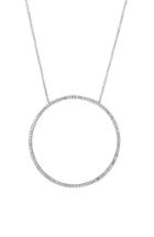 Women's Carriere Large Diamond Circle Pendant Necklace (nordstrom Exclusive)