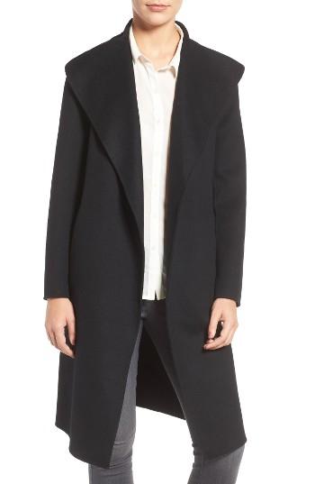 Women's Mackage Belted Long Wool Coat