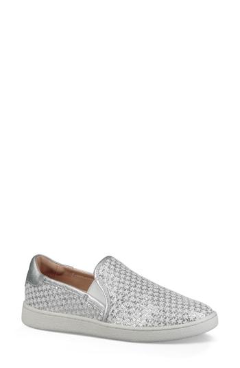 Women's Ugg Cas Glitter Sneaker M - Metallic