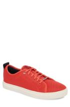 Men's Ted Baker London Lannse Low Top Mesh Sneaker M - Red