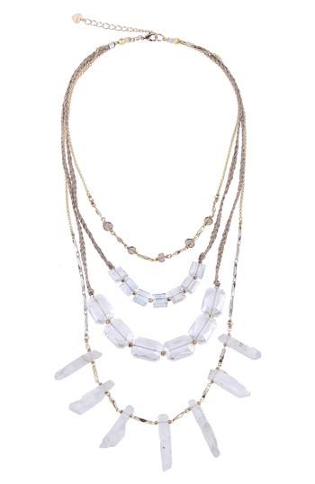 Women's Nakamol Design Layered Quartz Necklace