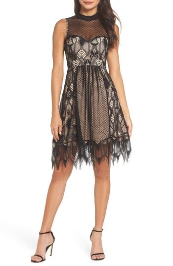 Women's Foxiedox Gloria Fit & Flare Dress - Black