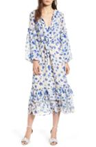 Women's Fuzzi Crisscross Waist Floral Tulle Dress