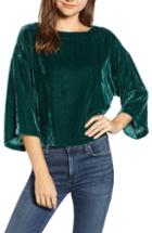 Women's Cupcakes And Cashmere Velvet Dolman Sleeve Top